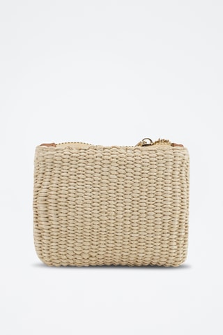 Porte-monnaie en cuir Sol - Beige