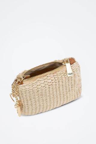 Porte-monnaie en cuir Sol - Beige
