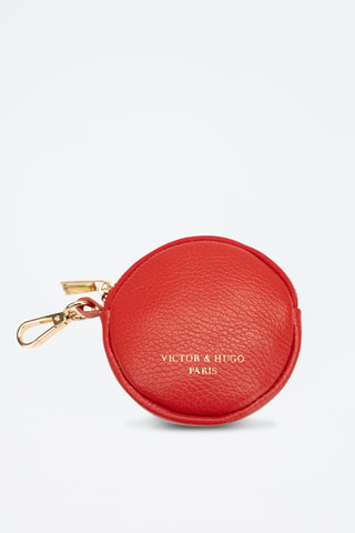 Porte-clés en cuir Runa - Rouge