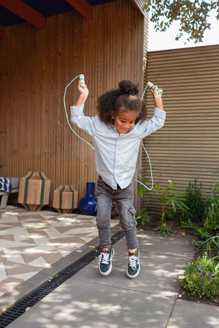 Houten Springtouw 2 m - Vanaf 6 Jaar
