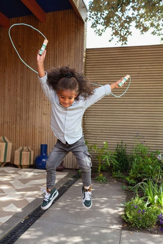 Houten Springtouw 2 m - Vanaf 6 Jaar