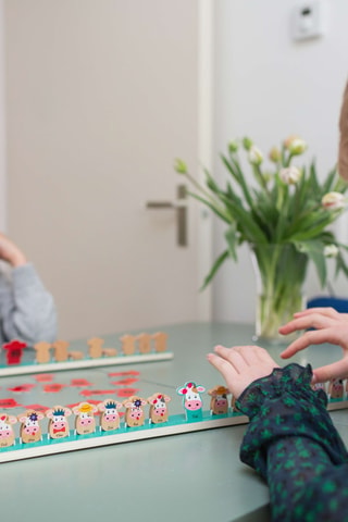 Houten “Welke koe ben ik?” - 18-delig - Vanaf 3 Jaar