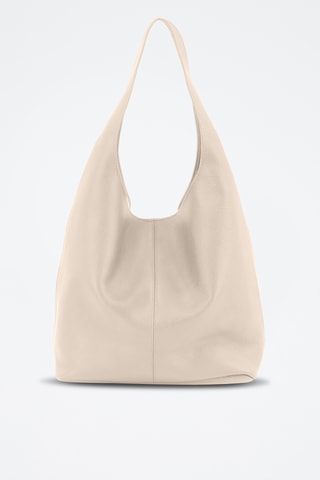 Sac à main en cuir Tarquinia - Beige