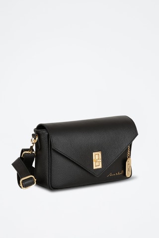 Sac bandoulière en cuir Terina - Noir