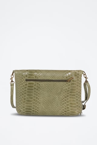 Sac bandoulière en cuir Lydia - Vert