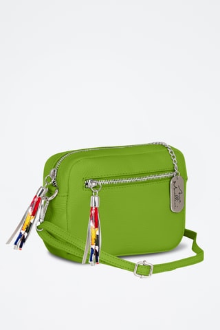 Borsa a mano in pelle Micola - Verde