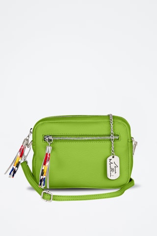 Borsa a mano in pelle Micola - Verde