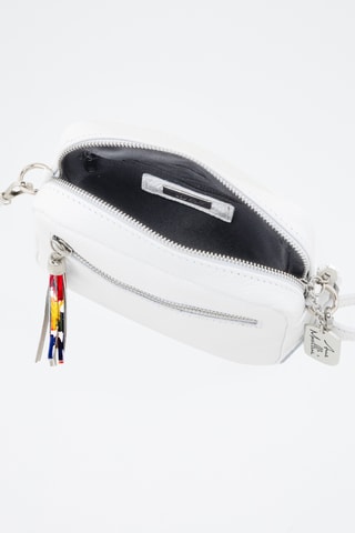 Borsa a mano in pelle Micola - Bianco