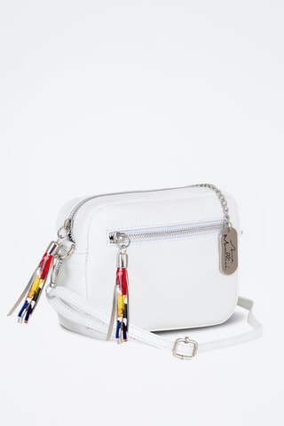 Borsa a mano in pelle Micola - Bianco