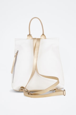 Sac à dos en cuir Azalea - Blanc