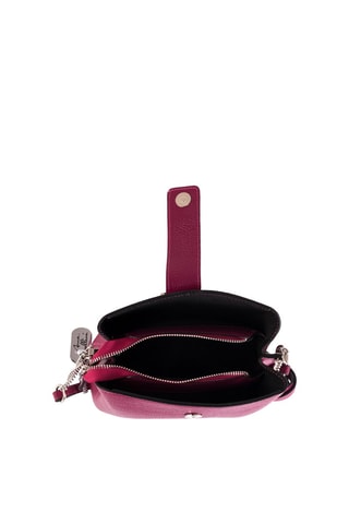 Sac bandoulière en cuir Ciosa - Fuchsia
