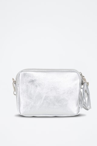 Sac bandoulière en cuir Abriana - Argenté
