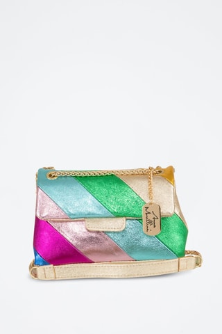 Sac bandoulière en cuir Bettina - Doré