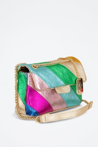 Sac bandoulière en cuir Bettina - Doré