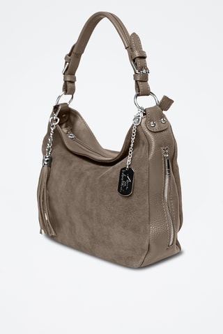 Sac à main en cuir Forena - Taupe