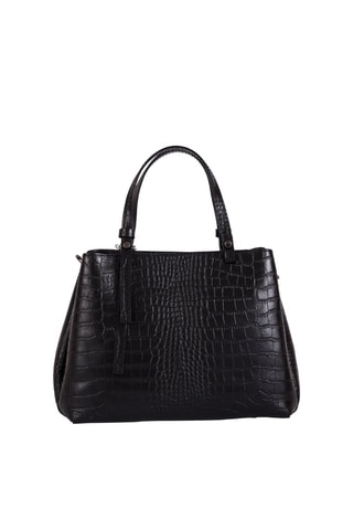 Sac à main en cuir Isabella - Noir