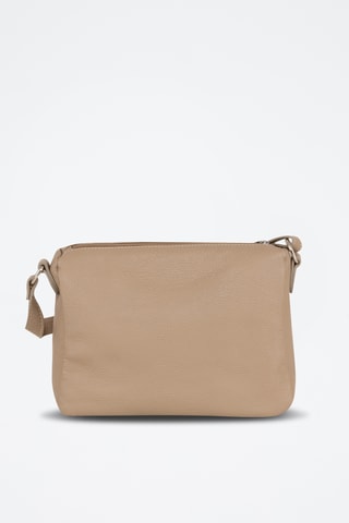 Sac bandoulière en cuir Orlanda - Anna Morellini - Taupe