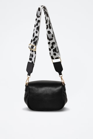 Sac bandoulière en cuir Spring Summer 2026 - Noir