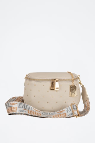 Sac bandoulière en cuir Spring Summer 2026 - Beige