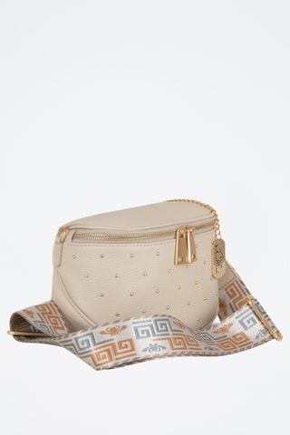 Sac bandoulière en cuir Spring Summer 2026 - Beige