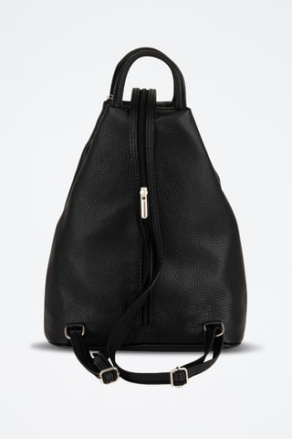 Sac à dos en cuir Spring Summer 2026 - Noir