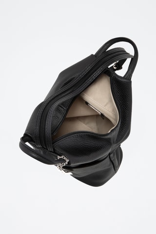 Sac à dos en cuir Spring Summer 2026 - Noir
