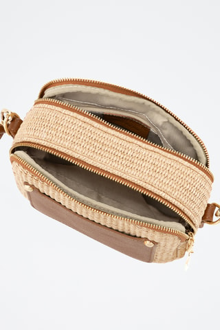 Sac bandoulière en cuir Ilaria - Marron