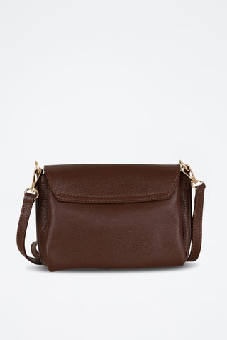 Sac bandoulière en cuir Spring Summer 2026 - Marron