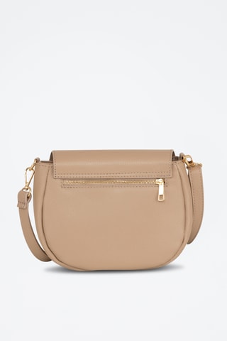 Sac bandoulière en cuir Iseppa - Taupe