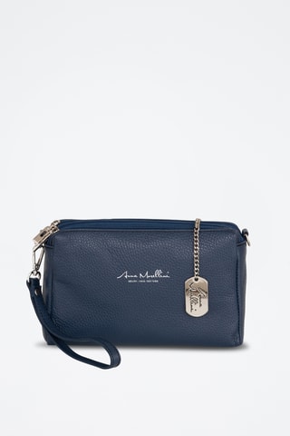 Pochette en cuir Spring Summer 2026 - Bleu marine