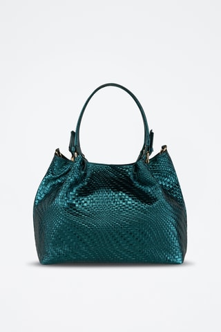 Sac porté épaule en cuir Spring Summer 2026 - Vert