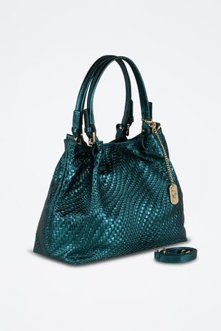 Sac porté épaule en cuir Spring Summer 2026 - Vert