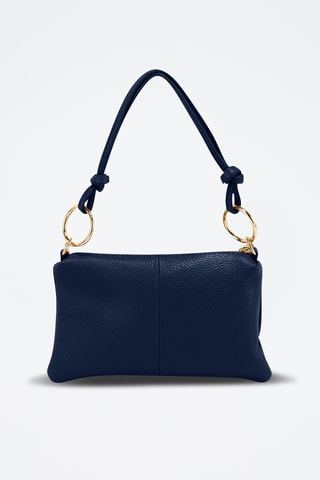 Sac à main en cuir Erenza - Bleu marine