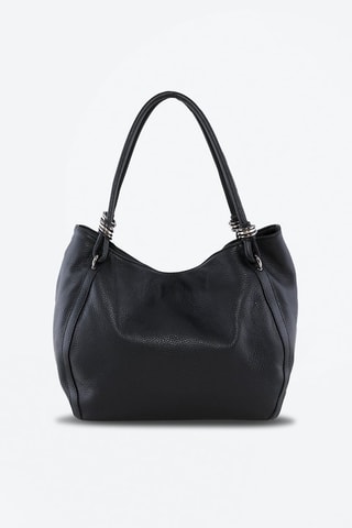 Sac porté épaule en cuir Merula - Noir