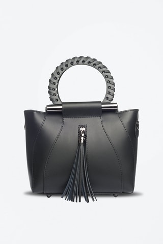 Sac à main en cuir Garlate - Noir