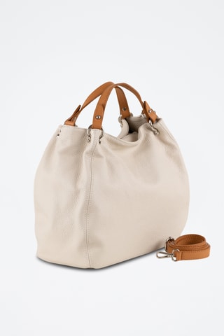 Sac à main en cuir Spring Summer 2026 - Beige