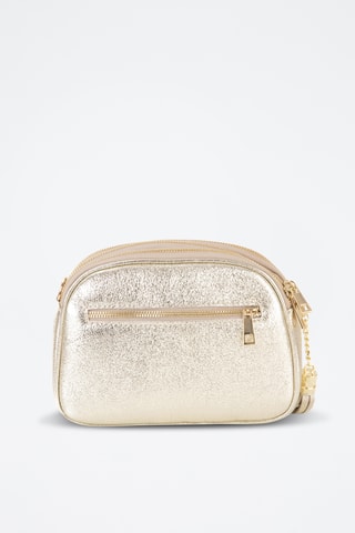 Sac bandoulière en cuir Monte Sparagio - Doré rose - Anna Morellini - Argenté