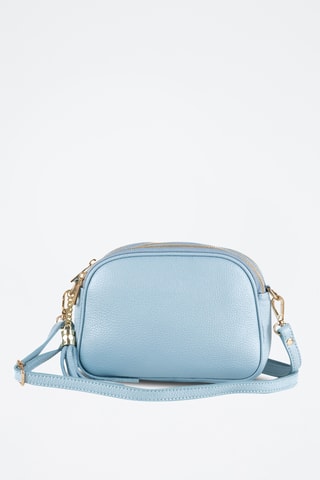 Sac bandoulière en cuir Monte Sparagio - Doré rose - Anna Morellini - Ciel