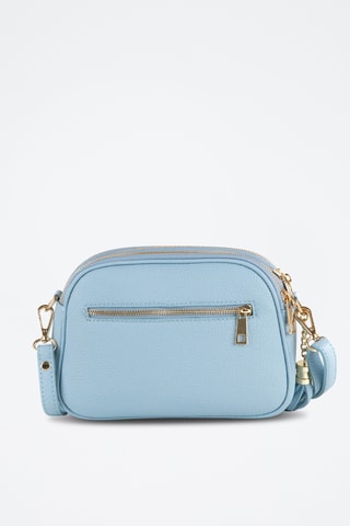 Sac bandoulière en cuir Monte Sparagio - Doré rose - Anna Morellini - Ciel