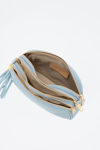 Sac bandoulière en cuir Monte Sparagio - Doré rose - Anna Morellini - Ciel