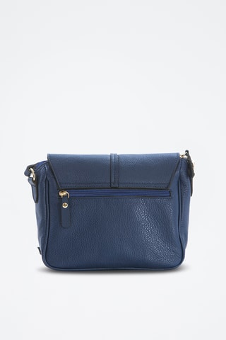 Sac bandoulière en cuir Monte Avella - Beige - Anna Morellini - Bleu