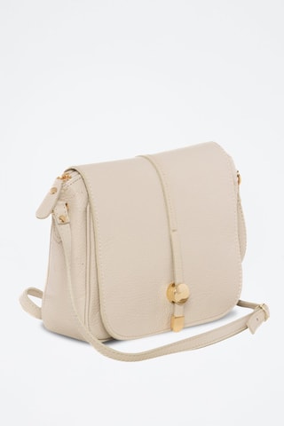 Sac bandoulière en cuir Monte Avella - Beige - Anna Morellini - Beige