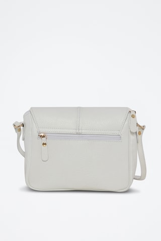 Sac bandoulière en cuir Monte Avella - Beige - Anna Morellini - Blanc