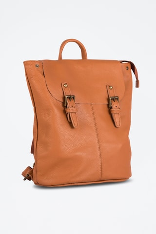 Sac à dos en cuir Montichiari - Marron