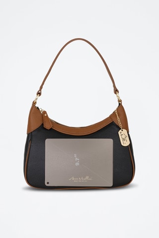 Sac porté épaule en cuir Sabbatina - Noir