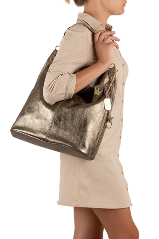 Cabas en cuir Spring Summer 2026 - Gris