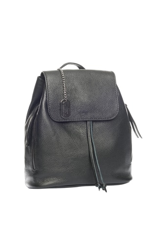 Sac à dos en cuir Spring Summer 2026 - Noir