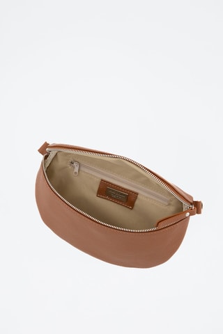 Sac banane en cuir Berenice - Marron