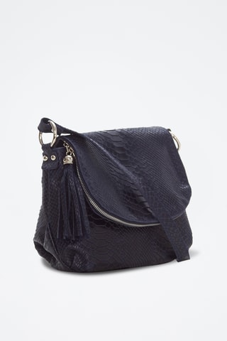 Sac bandoulière en cuir Spring Summer 2026 - Bleu marine