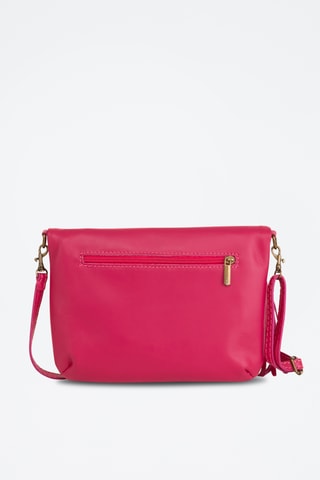 Sac bandoulière en cuir Alice - Fuchsia